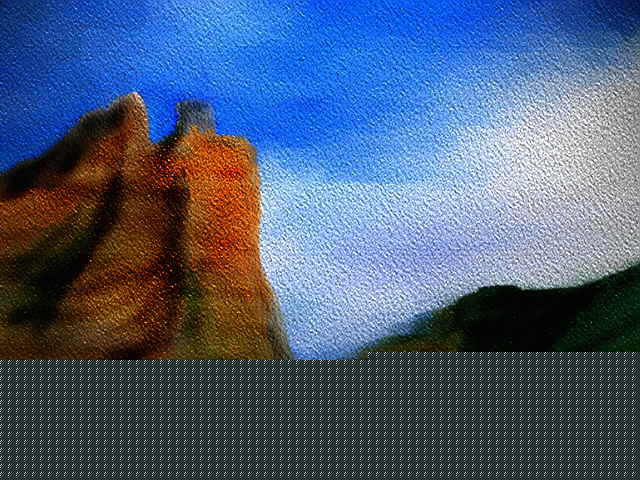 Lightened Mountain